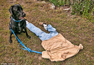 a rapture man with left behind cloth