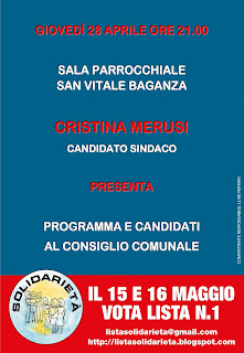 28 aprile ore 21 a San Vitale Baganza