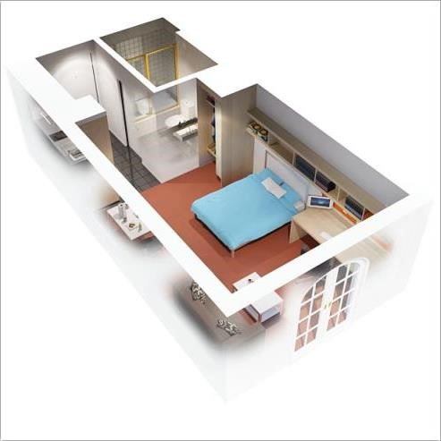 10 1 Bedroom Design Ideas-8  Ideas for One bedroom Apartment Floor Plans 1,Bedroom,Design,Ideas