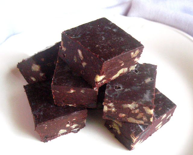 Vegan No-Bake Chocolate Beet Fudge