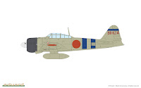 Eduard 1/48 A6M2 Zero Type 21 (82212) Colour Guide & Paint Conversion Chart