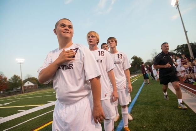 26 Moments That Will Restore Your Faith In Humanity Again - The Michigan soccer team gave their team manager with Down syndrome an opportunity to start