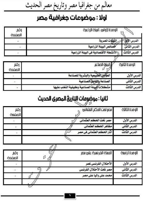  الصف الخامس الابتدائى " الدراسات الاجتماعية " 2018 ترم اول 