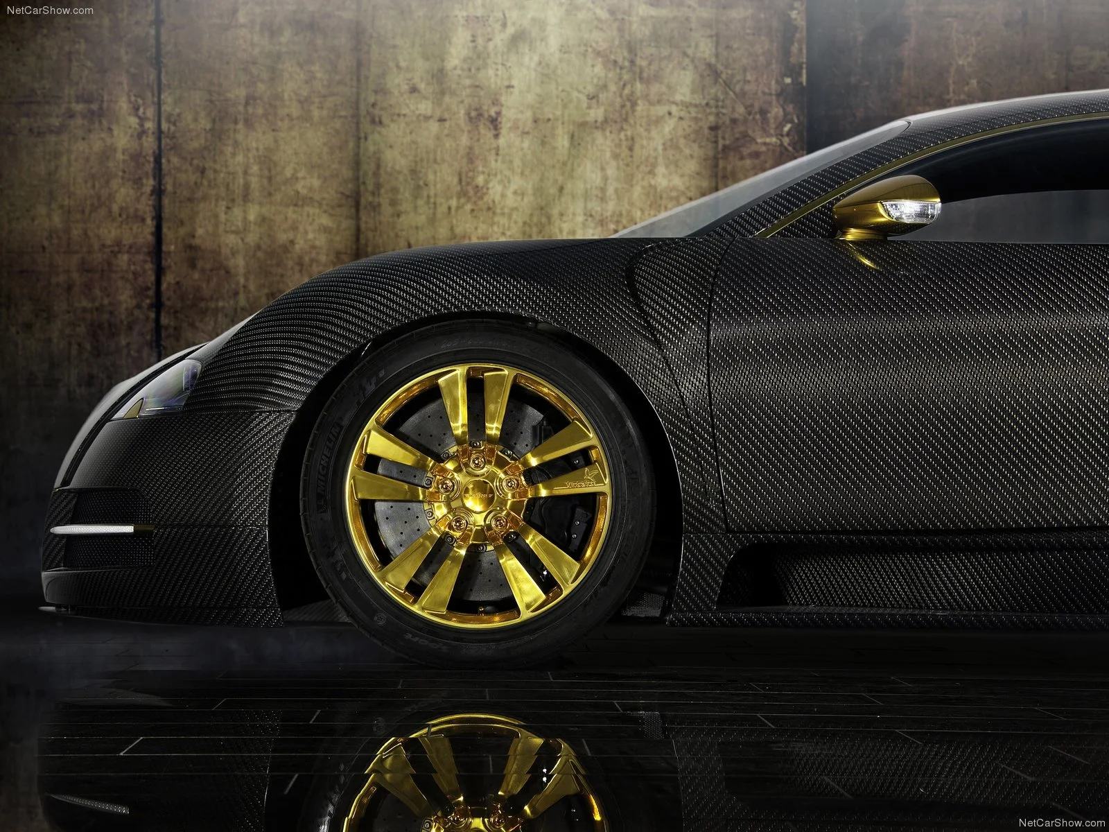Hình ảnh siêu xe Mansory Bugatti Veyron Linea Vincero dOro 2010 & nội ngoại thất