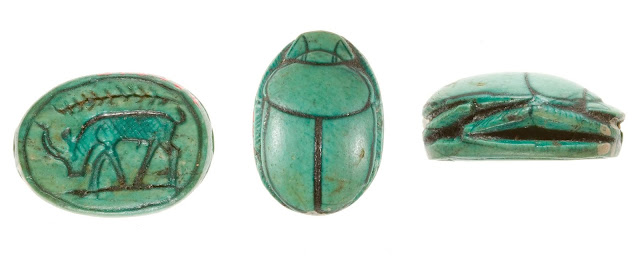 Scarab Inscribed with a Grazing Antelope: New Kingdom