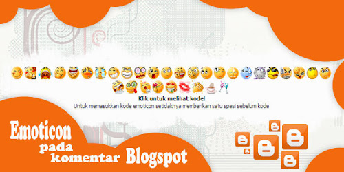 Memasang Emoticon pada Komentar Blogspot