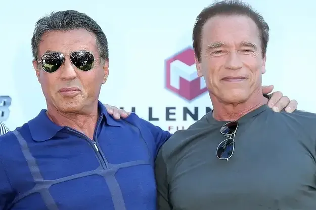 Arnold Schwarzenegger recalls the 'Stupid Stuff' he competed with Sylvester Stallone over during their rivalry