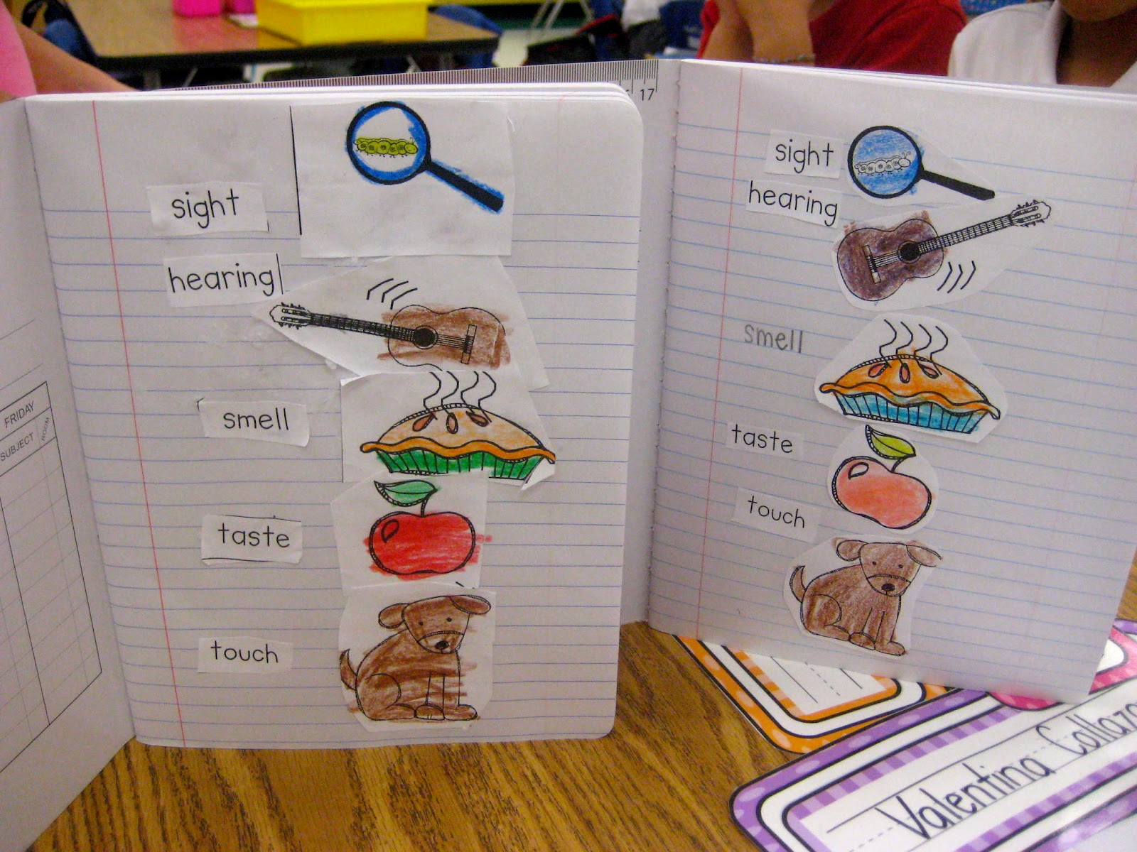 preschool page, the labeled five plan  sense  five another they and in  they five of lesson senses, added