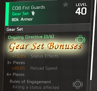 gear set bonuses