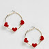 Heart shape earrings