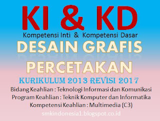 Kompetensi Inti Dan Kompetensi Dasar KIKD Desain  Grafis  