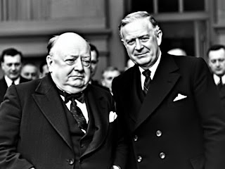 Churchill with Franklin D. Roosevelt