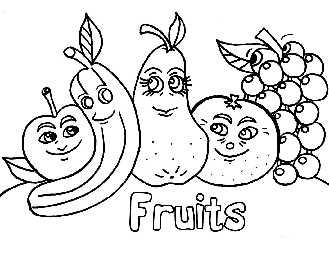 Download Funny Fruits Coloring Pages | Learn To Coloring
