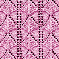 Eyelet Lace 25: Shell | Knitting Stitch Patterns.