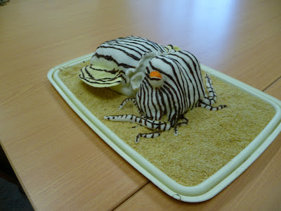 striped pajama squid cake