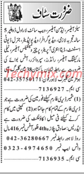  Latest Jobs at Lahore Private Company September 2023