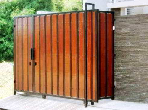60 model  desain pintu  pagar  rumah minimalis terbaru kayu  
