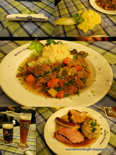 Food at Schneider Weisse Weisses Brauhaus