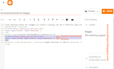 create a Download Button in Blogger 5