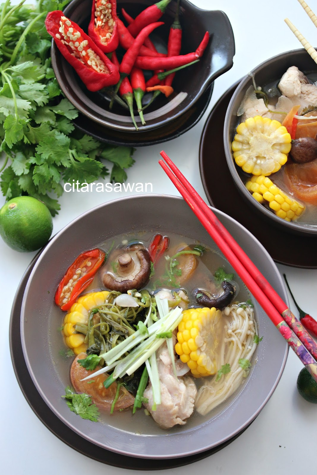 Sup Ayam Cendawan Thai ~ Resepi Terbaik
