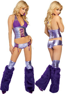 purple boots