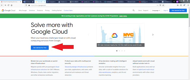 Google Cloud Get Started for Free