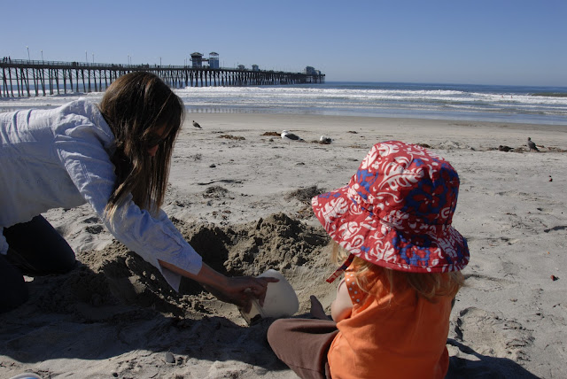 daughter and granddaughter at the beach: LadyD Books