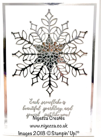 Snow is Glistening Christmas Card #1 Nigezza Creates