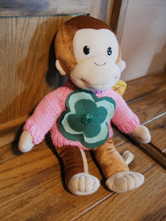 Pink Calico: Curious George Sweater