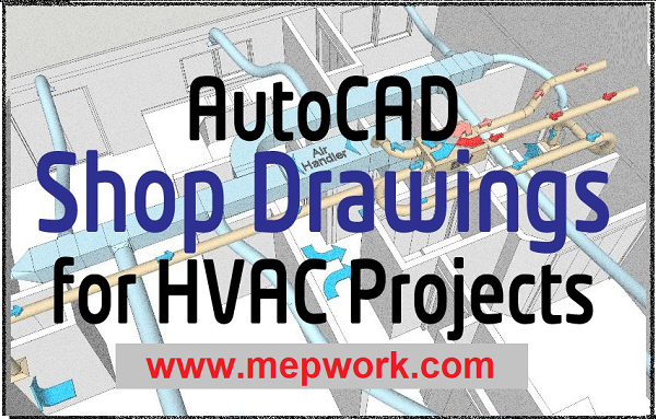 HVAC Shop Drawings for Compound School Project - AutoCAD dwg
