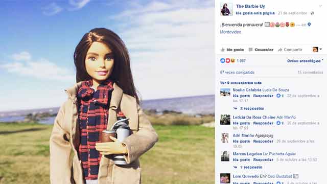 La Barbie Uruguaya toda una tendencia en las redes
