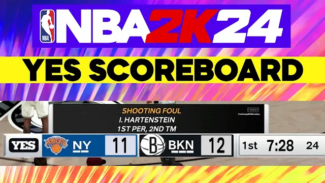 NBA 2K24 YES Scoreboard