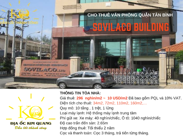 Sovilaco Building, Cao Ốc Sovilaco quận Tân Bình
