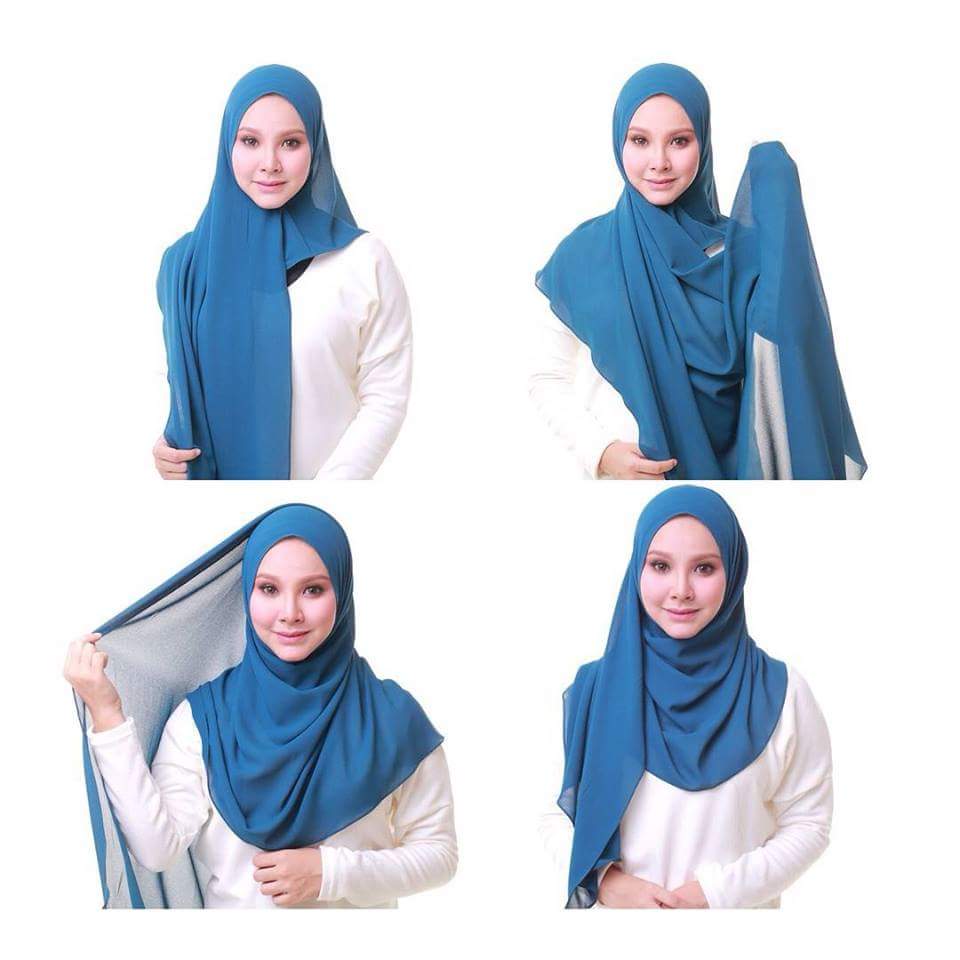 27 Gambarnya Tutorial Hijab Lengkap Terupdate Tutorial Hijab