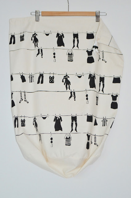 Laundry bag, Eulala c'est chic, Bobbinhood, screen printing 