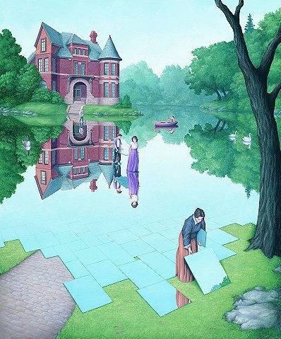 artikel-populer.blogspot.com - Foto-foto Lukisan Ilusi Optik Rob Gonsalves