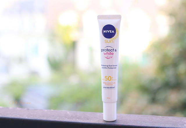 Review Kem Chống Nắng Nivea Sun Protect and White Serum, kem chống nắng, nivea, kem chống nắng nivea, nivea whitening sun serum extra white spf50, kem chống nắng giá rẻ