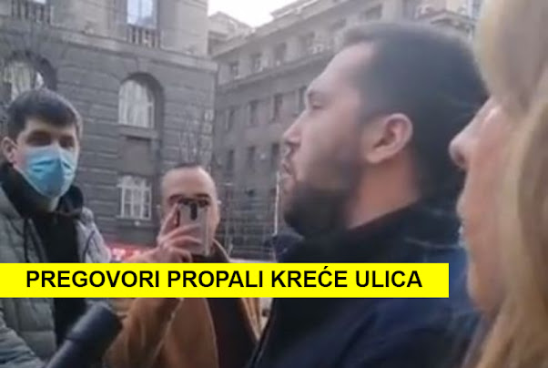 PROPALI PREGOVORI: NAROD NEMA DRUGOG IZBORA IZLAZI NA ULICE PO PRAVDU