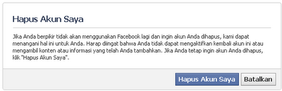 Cara Menutup Akun Facebook