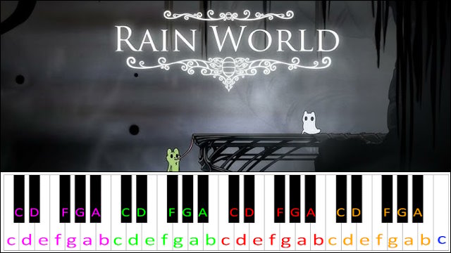 Theme V - Credits by James Primate (Rain World: Downpour) Piano / Keyboard Easy Letter Notes for Beginners