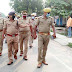 पुलिस ने किया फ्लैग मार्च, शान्ति बनाये रखने की अपील