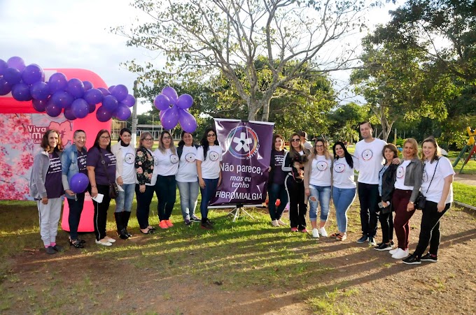 Dia de Conscientização da Fibromialgia teve atividade no Parcão de Cachoeirinha