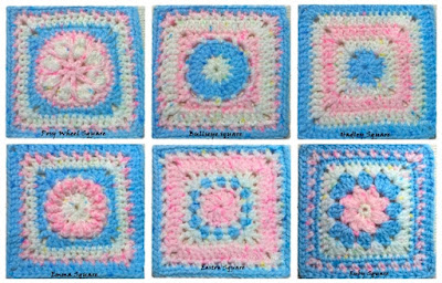 blocks squares CAL baby easy cute afghan pretty