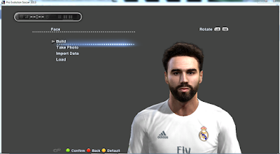 PES 2013 Daniel Carvajal 2015-16 Face by MTfacemaker