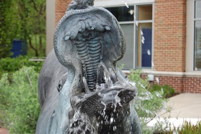 Hippo sculpture, New Hope, Pennsylvania.