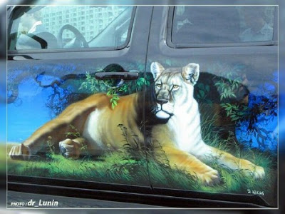 Animal Car Painting Concept