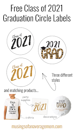 free 2021 graduation party printables