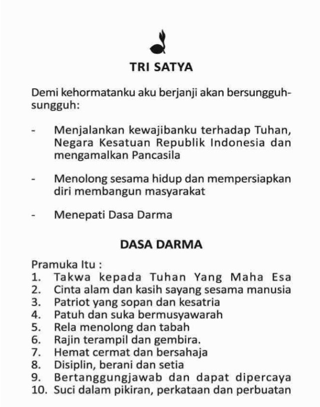 Tri Satya dan Dasa Dharma Pramuka: Nilai-Nilai Penting dalam Gerakan Pramuka