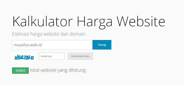 Mengecek Harga Jual Blog Atau Website