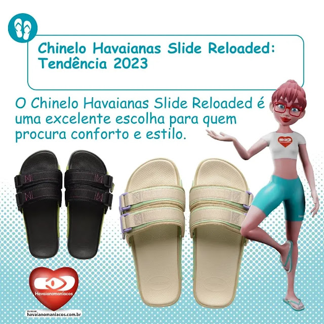 Chinelo Havaianas Slide Reloaded: Tendência 2023